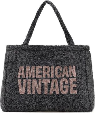American Vintage Borsa tote Hoktown - Grigio