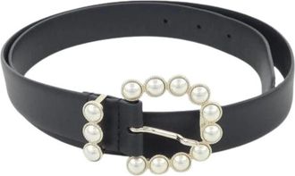Chanel Pre-owned Belts, female, Black, Size: ONE SIZE Pre-owned Vintage Fabric Belt
