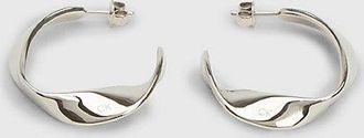 Calvin Klein Twisted Hoop Earrings