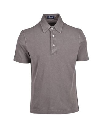 Drumohr Drumohr Polo Brown Cotton
