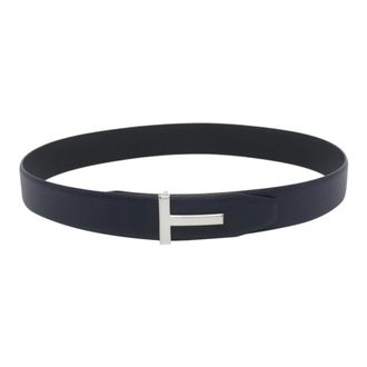 Tom Ford T Icon Belt - male - Tom Ford - Belts - Blue - 105 CM - Accessories