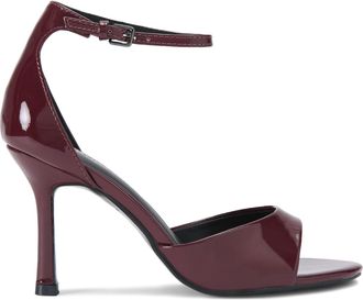 Kurt Geiger Womens Serena Sandals - Wine - Size UK 8