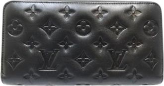 Louis Vuitton Pre-owned Wallets, female, Black, Size: ONE SIZE Pre-owned Leather Wallet