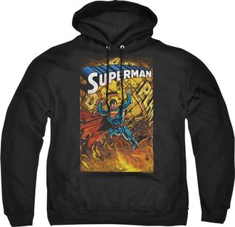 Gildan Superman One Adult Pull Over Hoodie / Hooded Sweatshirt