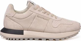 Emporio Armani Schoenen, Heren, Beige, 43 EU, Leer, Sneakers