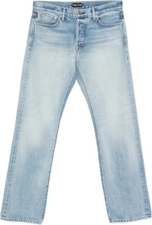 Tom Ford Faded Straight-leg Jeans