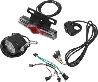 OEM Faro Led Para Bicicleta Electrica - Faro Delantero Y Luz Trasera - Compatible 36 V Y 60 V - Ipx4 - 1 Unidad
