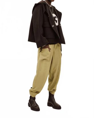 BA&SH Kove Loose-Fitting Straight Jacket In Brown