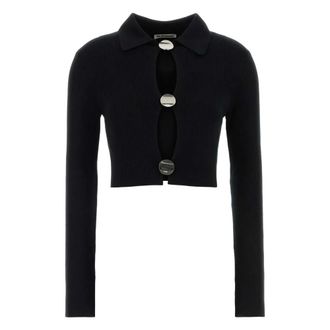 Jil Sander Truien & Vesten, Dames, Zwart, M, 001 Cardigan