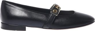 Baldinini Nappa Ballerina - Dames - Ballerinas - Zwart - 36 EU - Leer - Schoenen