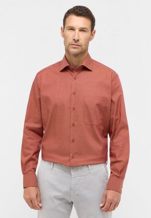 Eterna Langarmhemd ETERNA COMFORT FIT, Herren, Gr. 44, Normalgr&ouml;ssen, curry, 100% cotton, normal, Manschette, Hemden Langarmhemd, NON IRON (b&uuml;gelfrei)