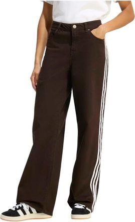 adidas Firebird Track Pant Denim - female - Adidas - Training Trousers & Tights - Brown - W25 L32 - Sport