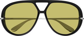 Bottega Veneta Sunglasses Bv1274 S 002 Black/Yellow Unisex