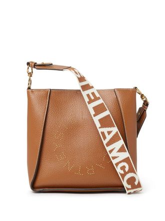Stella McCartney Stella Logo shoulder bag - Brown