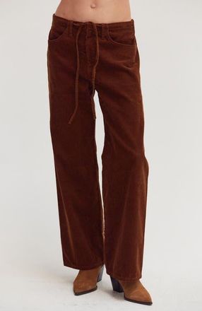 Crescent Corduroy Easy Wear Pants in Brown at Nordstrom, Size Medium