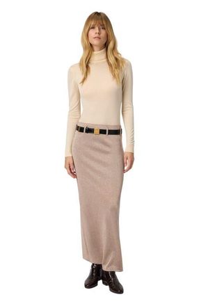 Missoni Long Skirt With Slit in Pink Lam&eacute; at Nordstrom, Size 42 It
