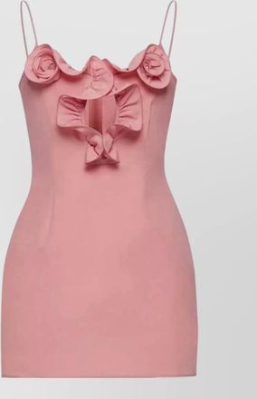 Magda Butrym silk cotton floral-detail mini dress