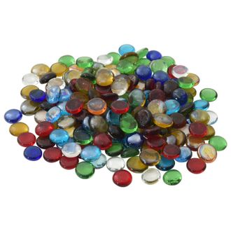 vidaXL Nugget Di Vetro 17-19 Mm Multicolore Vetro Vidaxl
