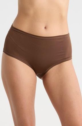 Nordstrom Rack Assorted 5-Pack Ultimate Stretch Breathable Hipster Briefs in Purple Puff- Brown Multi at Nordstrom Rack, Size X-Small