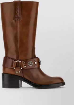 Chlo&eacute; leather dakota boots