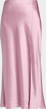 Jason Wu Satin Bias Slip Pencil Midi Skirt