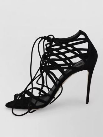 Dolce & Gabbana suede strappy stiletto sandals