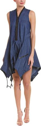Gracia Wide Hem Sleeveless Denim Dress
