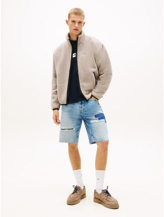 Tommy Hilfiger Mens Tommy Jeans Distressed Denim Short - Blue - 34