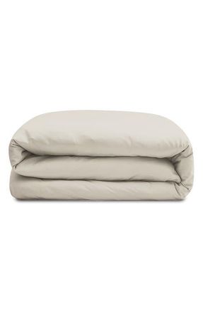 Sijo Sateen Duvet Cover in Sand at Nordstrom, Size Full