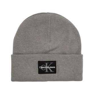 Calvin Klein Jeans Accessories, male, Gray, ONE SIZE, Acrylic-Cotton Blend Cap