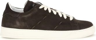 Kiton Sneakers in Camoscio - - Shoes - Uomo - Marrone - 45 EU