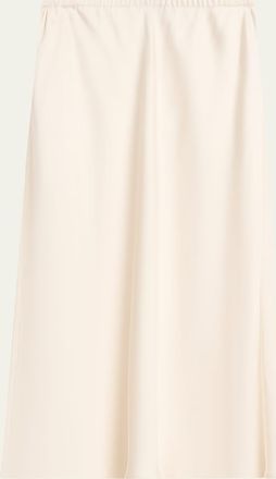 Vince Pull-On Satin Slip Skirt