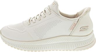 Skechers Slip-Ins: Bobs Squad 4 - Key Look 117740-W, Womens Trainers, White, 39.5 EU