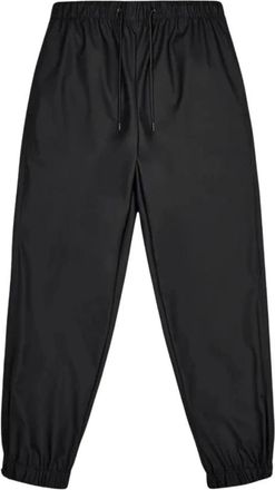 Rains Regenbroek Regular - Dames - Straight fit broeken - Zwart - M - Polyester - Broeken