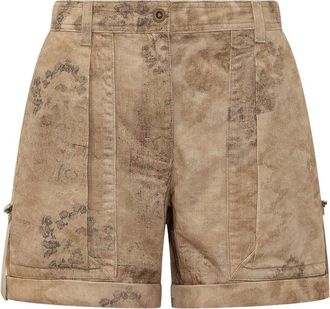 Isabel Marant Korte Broeken, Dames, Beige, XS, Katoen, Calissy-Gd Shorts