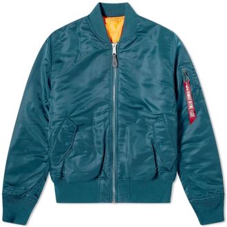 Alpha Industries Klassiek Ma-1 jas - Heren - Bomber jackets - Blauw - M - Nylon - Jassen