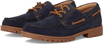 Born Explorer 3-Eye Mens Lace-up Boots Navy (Oceano) : 11.5 M (D), Leather