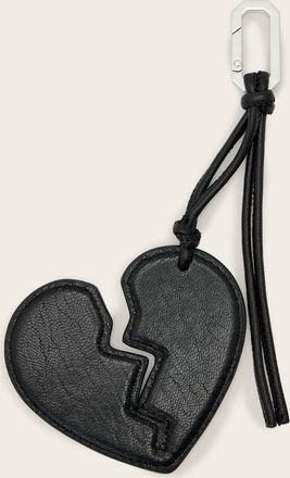 AllSaints Broken Heart Leather Keyring