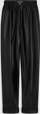 Celine Pantaloni dritti in pelle