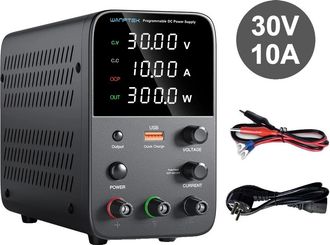 OEM Fuente De Alimentaci&oacute;n, Voltaje Ajustable, Pantalla Digital, Salida De 30 V 10 A