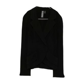 Norma Kamali Dames, Jassen, Zwart, Maat: XS Poliester