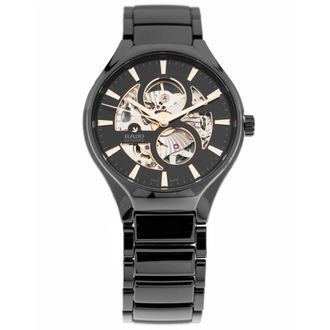 Rado True Round Automatic Open Heart - Dames - Horloges - Zwart - ONE Size - Accessoires