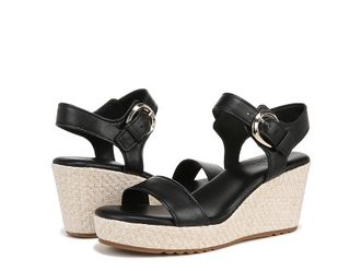 Naturalizer Stella Ankle Straps Womens Sandals Black Leather : 10.5 M (B), Leather/Rubber