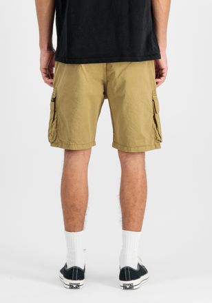 Alpha Industries Shorts ALPHA INDUSTRIES Flying Tigers Shorts, Herren, Gr. 33, Normalgr&ouml;ssen, gr&uuml;n (khaki), Obermaterial: 100% Baumwolle, Hosen Shorts