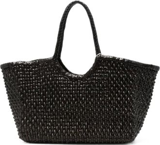 Dragon Diffusion Geweven Tote Bag - Dames - Tassen - Bruin - Maat: ONE Size Zijde