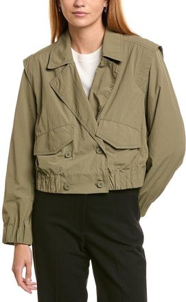 DKNY Crop Trench Jacket