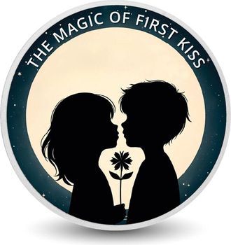 OEM La Magia Del Primer Beso: Momentos De Luna, Moneda De Plata De 1 Oz