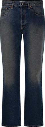 Golden Goose Navy Blue Mid Rise Jeans