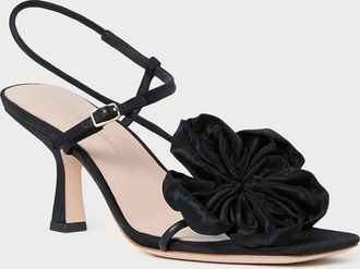 Loeffler Randall Womens Frank Moir&eacute; Flower Sandal In Black
