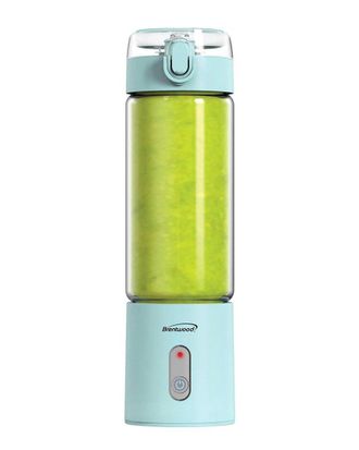 Brentwood Portable Battery-Operated Usb-Chargeable Glass Blender